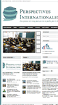 Mobile Screenshot of perspectivesinternationales.com